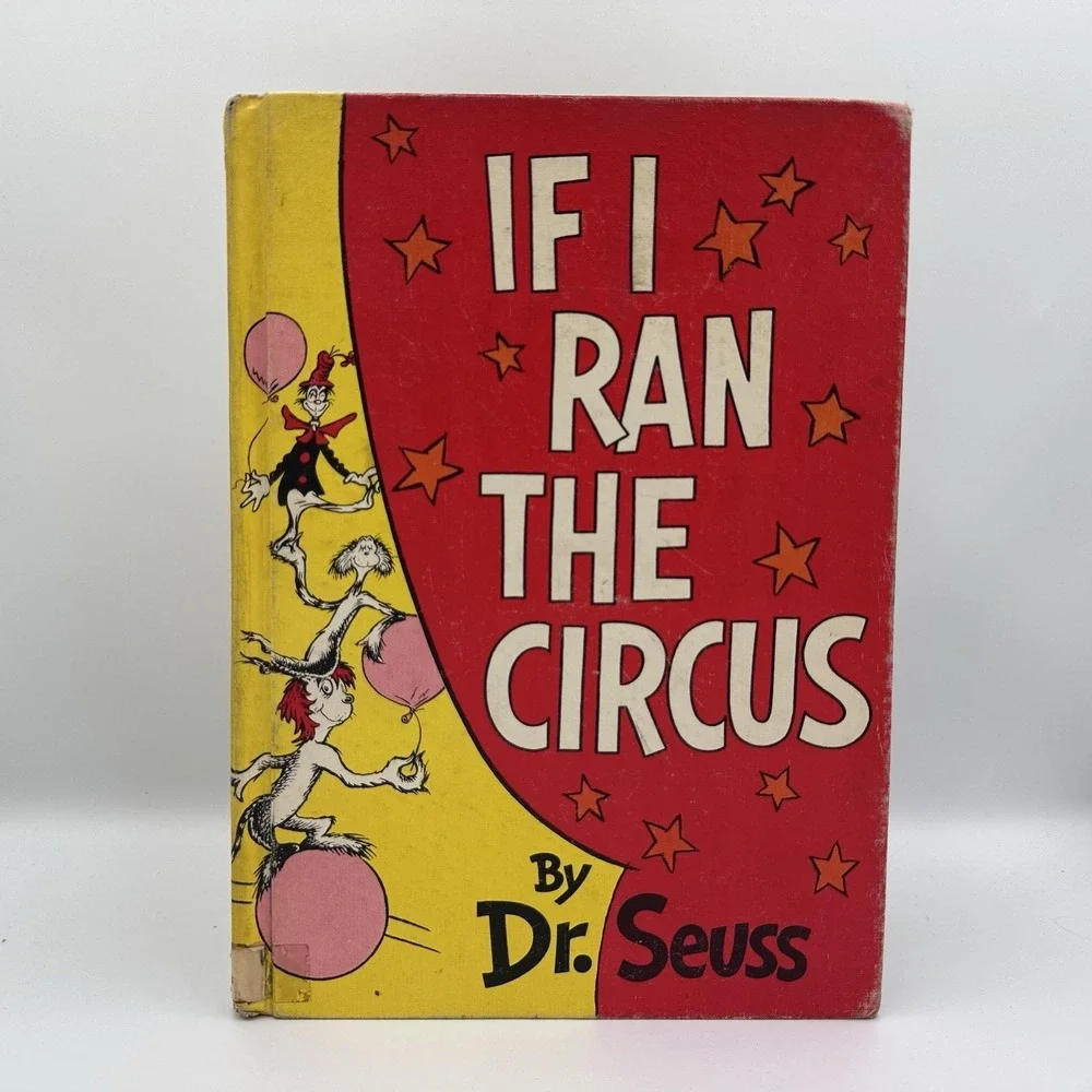 Vintage If I Ran the Circus by Dr. Seuss‎ Hardcover Ex-Library No DJ